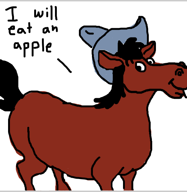 Drawing in Hugo Horse by SteliosPapas