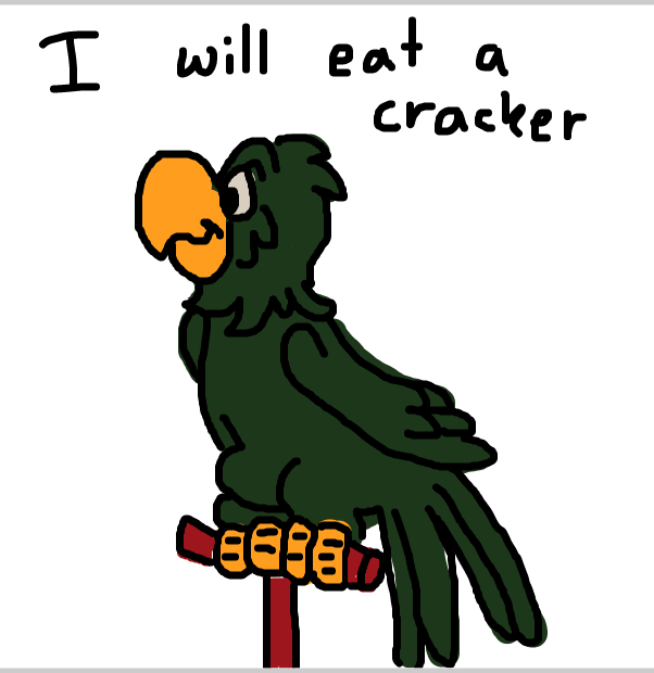 Drawing in Peter Parrot by SteliosPapas