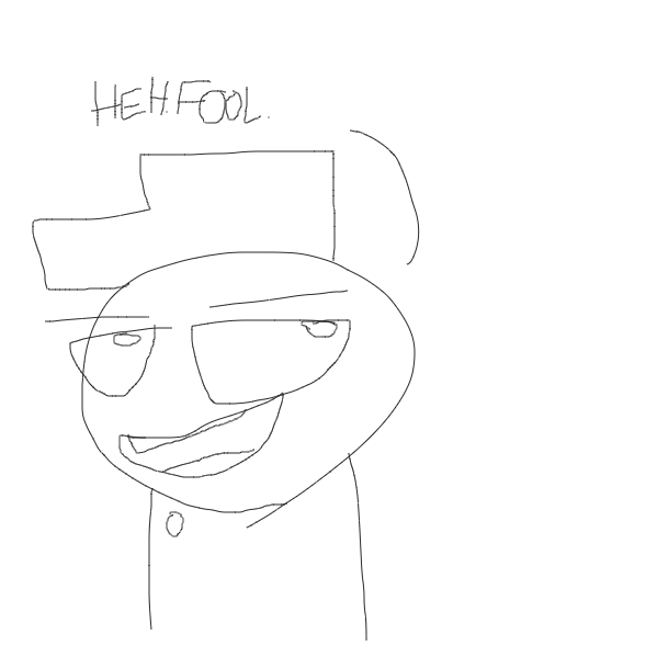 Oh noes - Online Drawing Game Comic Strip Panel by TophatGeo