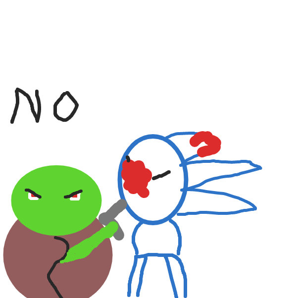 Drawing in Knuckels the Enchida by LiamMcclane