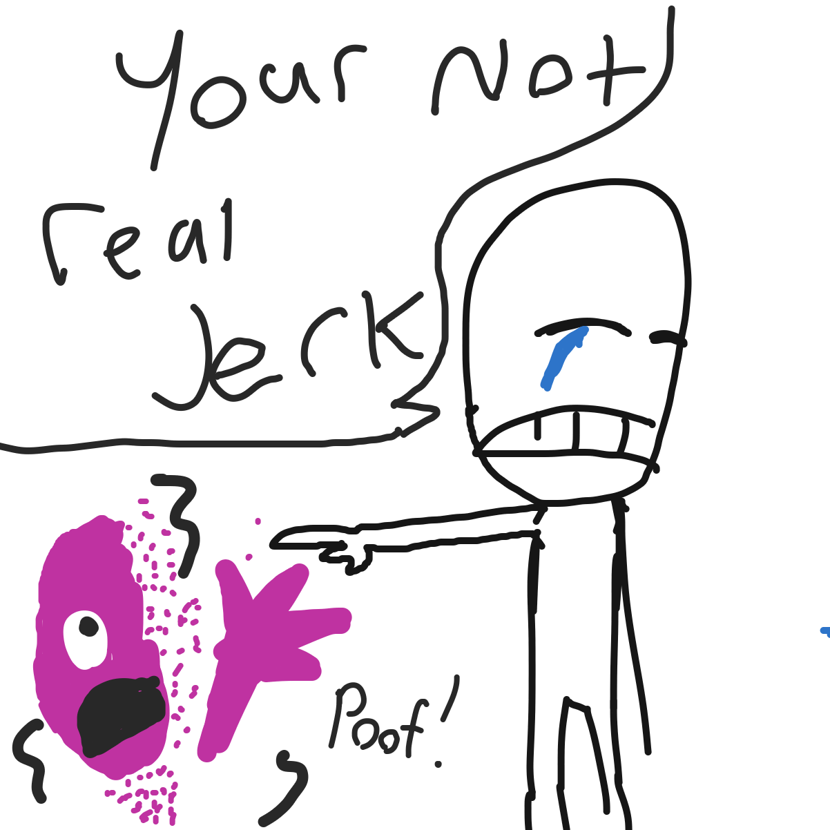 Drawing in imaginary friend by EvanIsHere