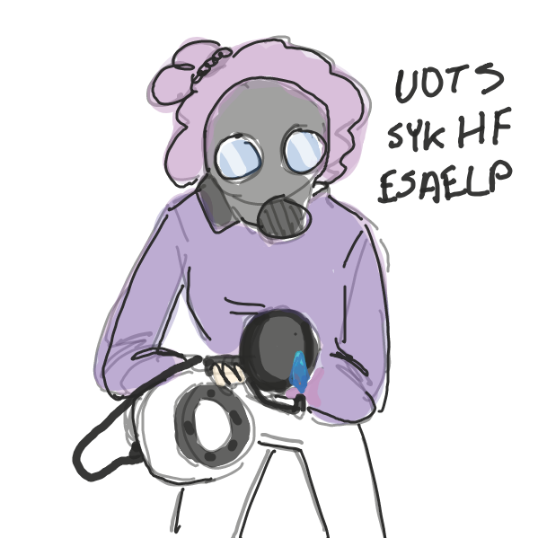 gibberish with a flame thrower - Online Drawing Game Comic Strip Panel by ironically horny