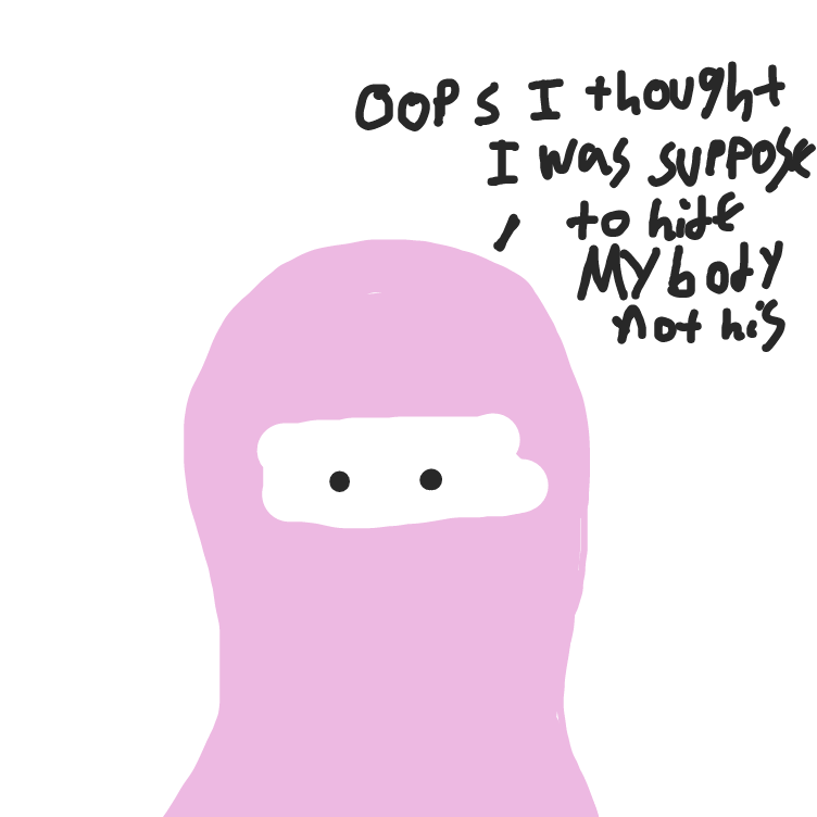 a burka! - Online Drawing Game Comic Strip Panel by HaileyS