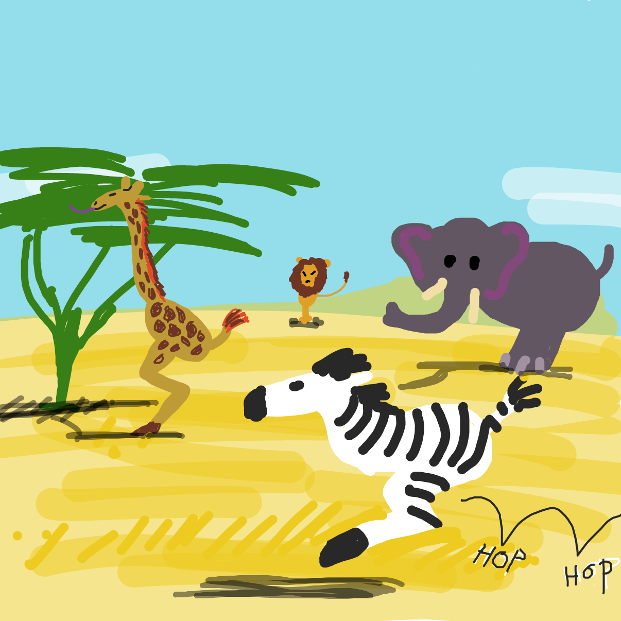 Liked webcomic One-legged africa