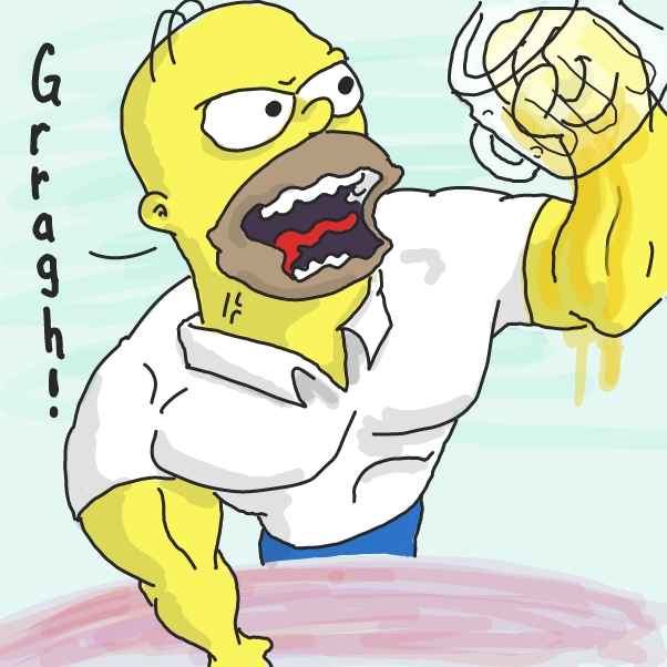 Drawing in Homerde by Wizard Croissant