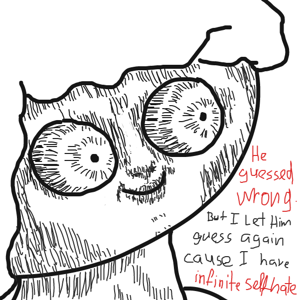 she really hates her torso and arms - Online Drawing Game Comic Strip Panel by Robro