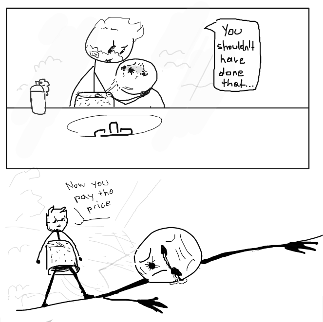  - Online Drawing Game Comic Strip Panel by Sluggishfella