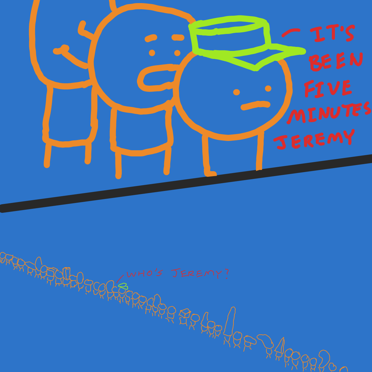  - Online Drawing Game Comic Strip Panel by Potato Man