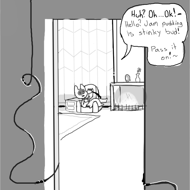Jam Pudding! Now that sounds interesting... - Online Drawing Game Comic Strip Panel by Sluggishfella