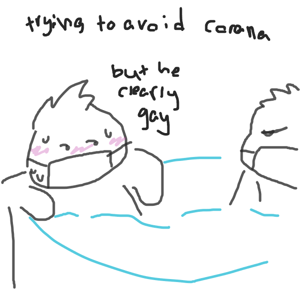 Drawing in 2 bros by BunniHyena