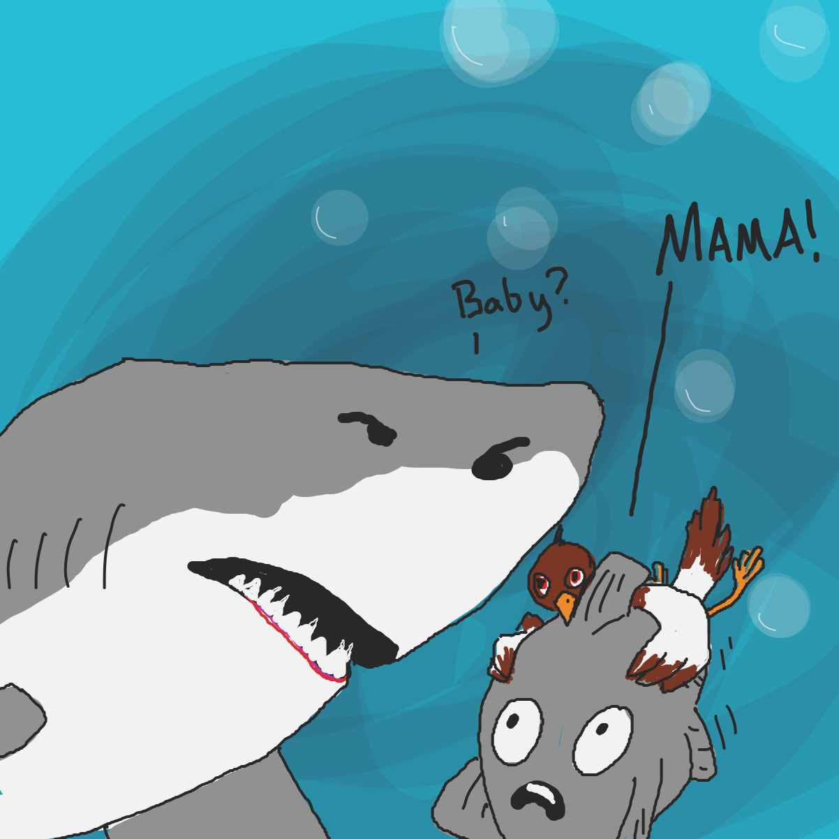  - Online Drawing Game Comic Strip Panel by Buzzinski