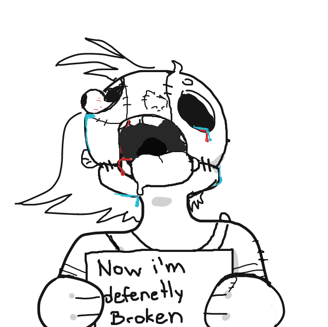 Some re-stitches later... - Online Drawing Game Comic Strip Panel by Sluggishfella