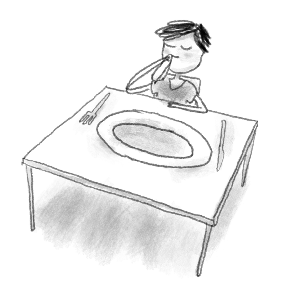 Drawing in Lets Eat by Potato Man