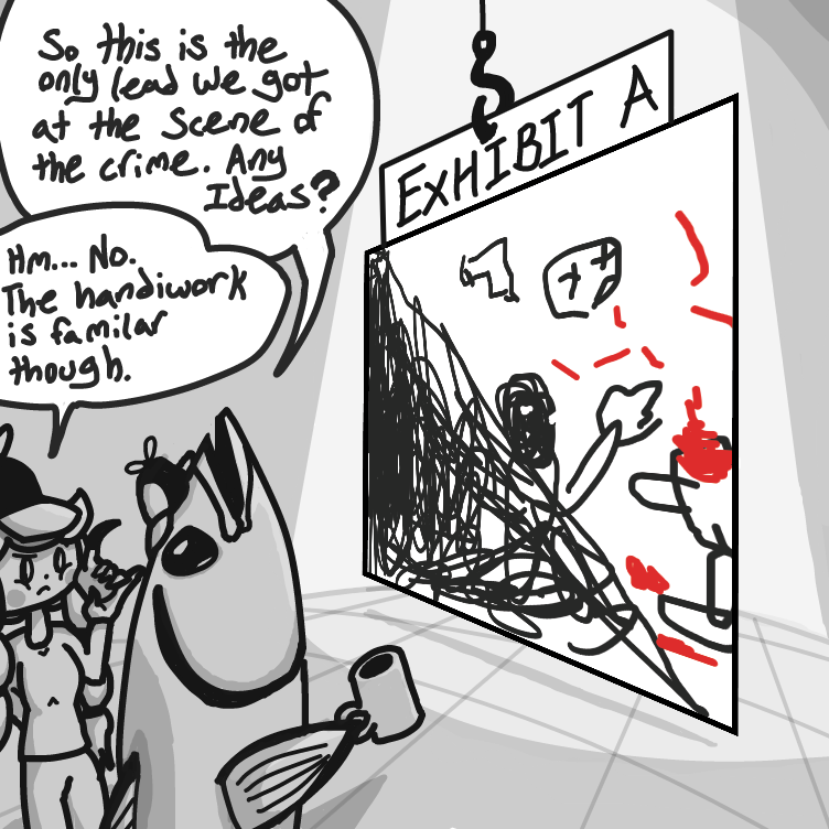 Drawing in The mystery of fluffykins by xavvypls