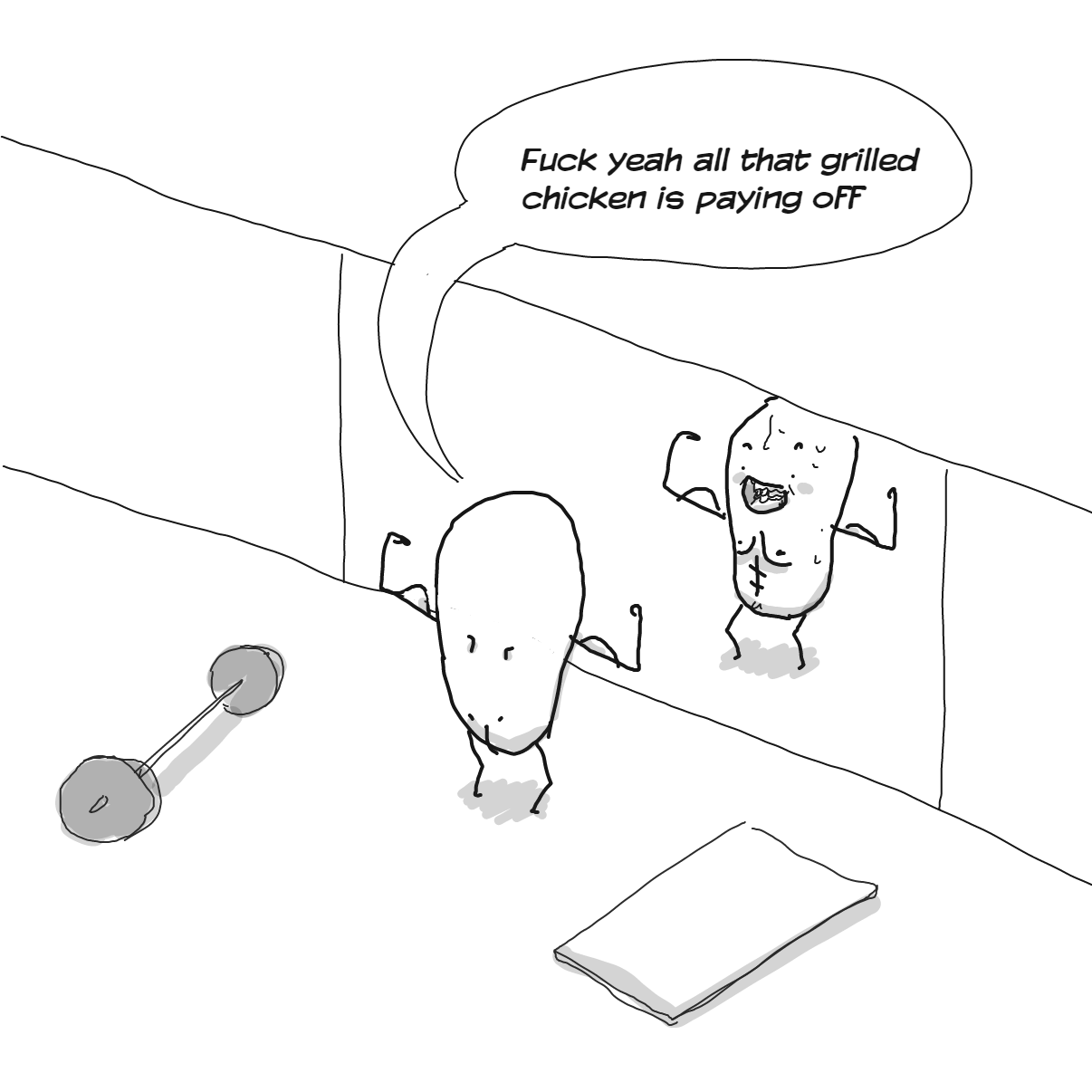  - Online Drawing Game Comic Strip Panel by Potato Man