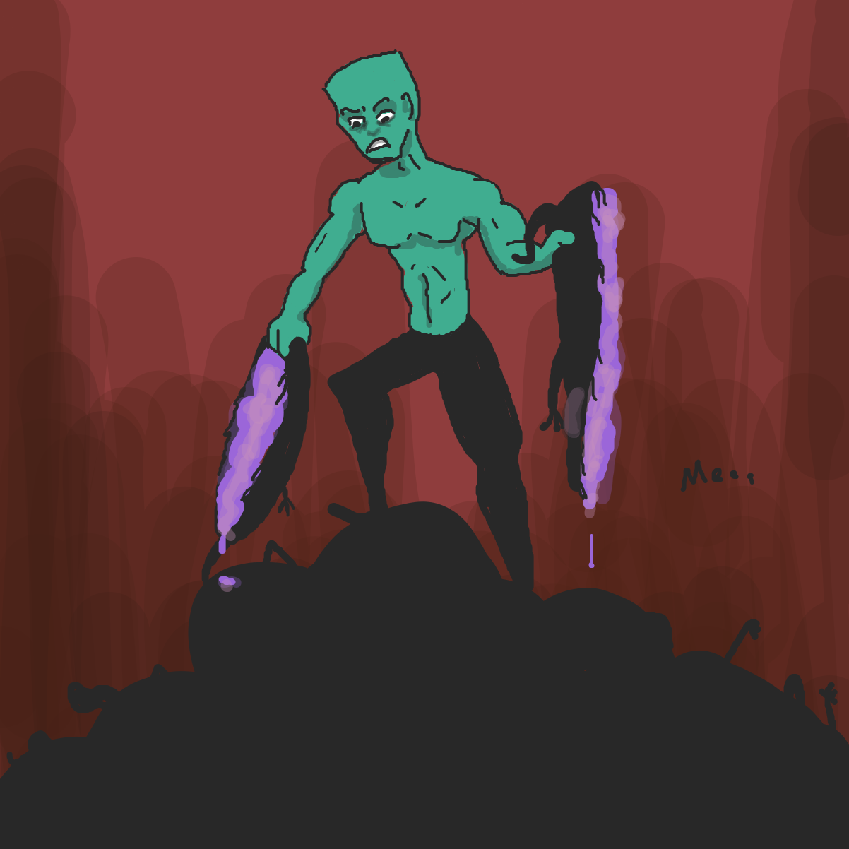  - Online Drawing Game Comic Strip Panel by Buzzinski