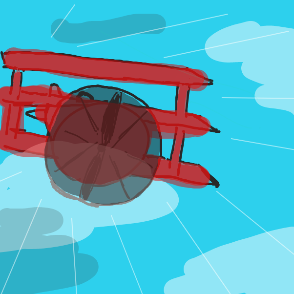 Higher! The king of the sky! - Online Drawing Game Comic Strip Panel by not a weeb