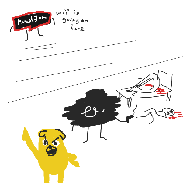  - Online Drawing Game Comic Strip Panel by Robro