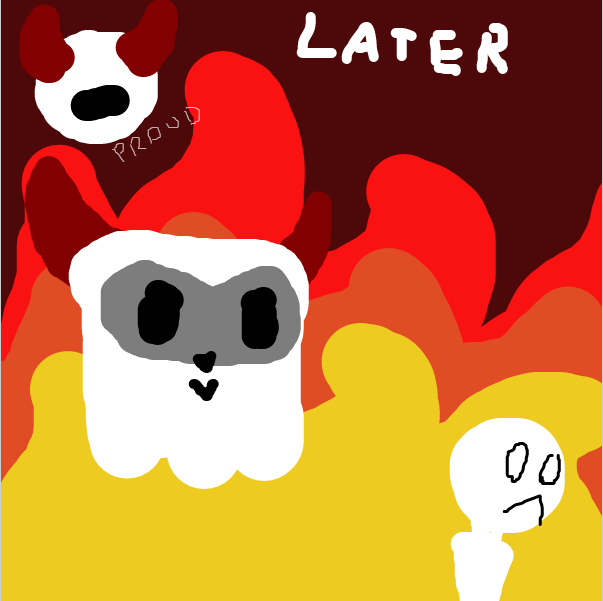 he now torture (he didn't take the rank of the devil, he works for him) - Online Drawing Game Comic Strip Panel by Nejt