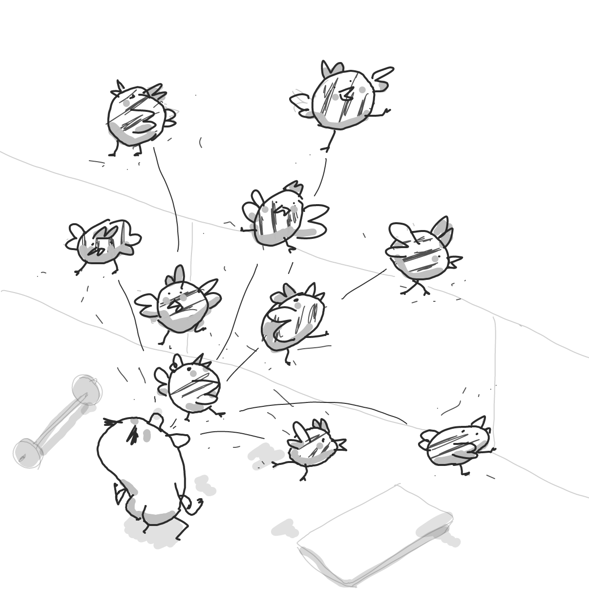  - Online Drawing Game Comic Strip Panel by Potato Man