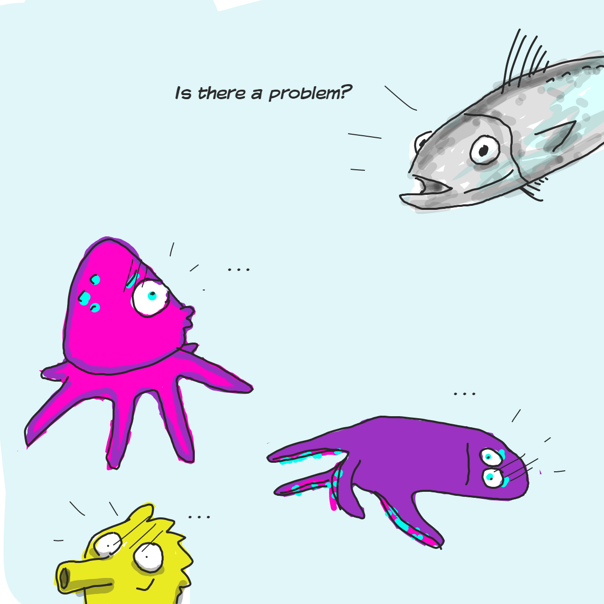  - Online Drawing Game Comic Strip Panel by Potato Man