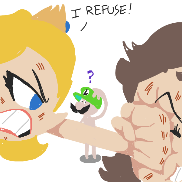 Drawing in A fight by Sasha_Cakes