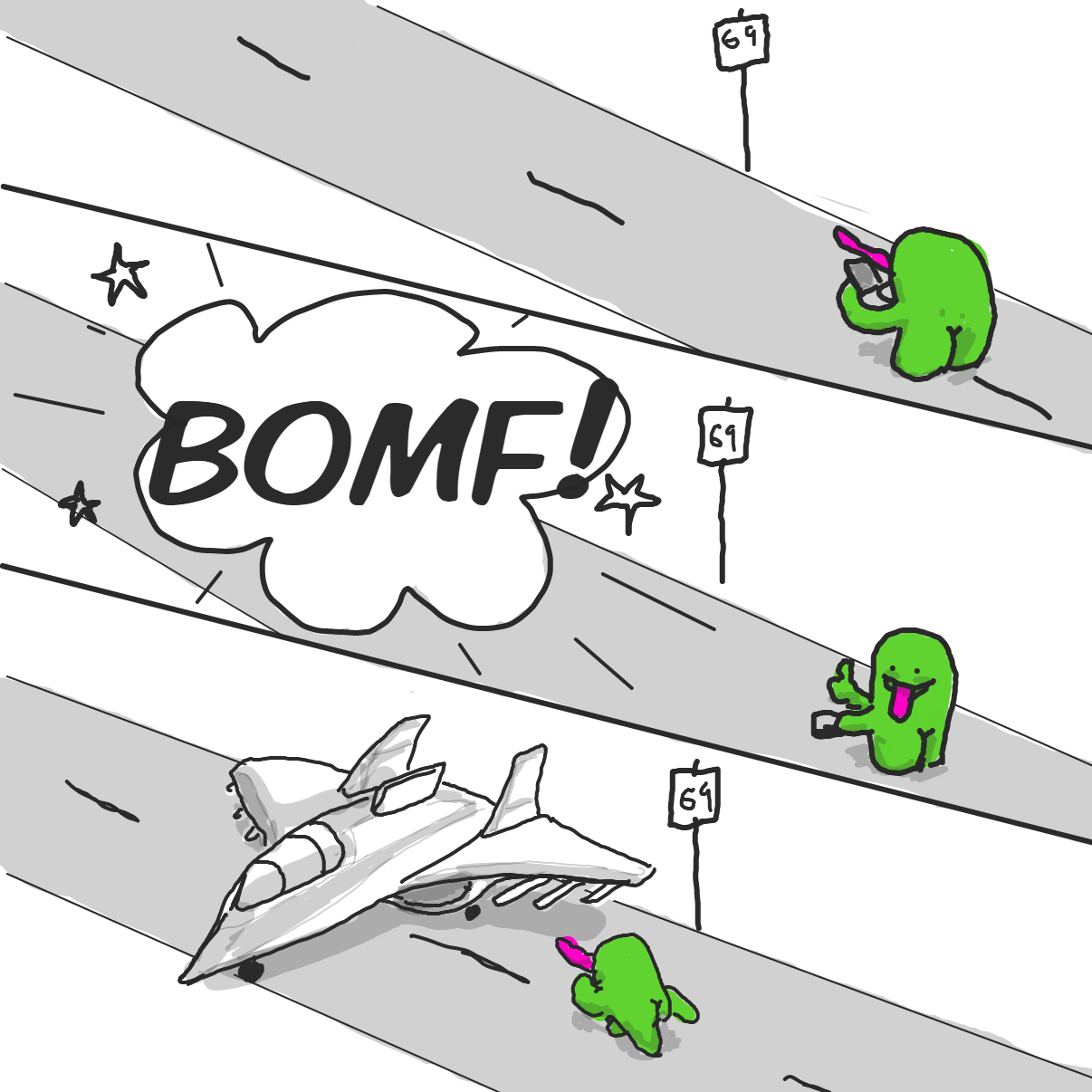  - Online Drawing Game Comic Strip Panel by Potato Man