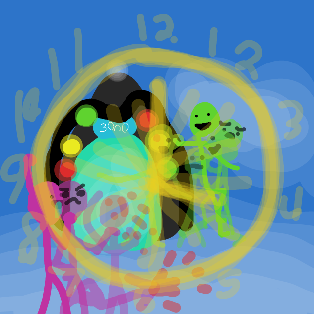 And that is when the universe explodes - Online Drawing Game Comic Strip Panel by Mr. Mint