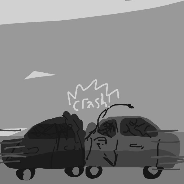 Drawing in Car by Mr. Mint