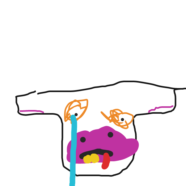 Drawing in A different calf by Purplemint