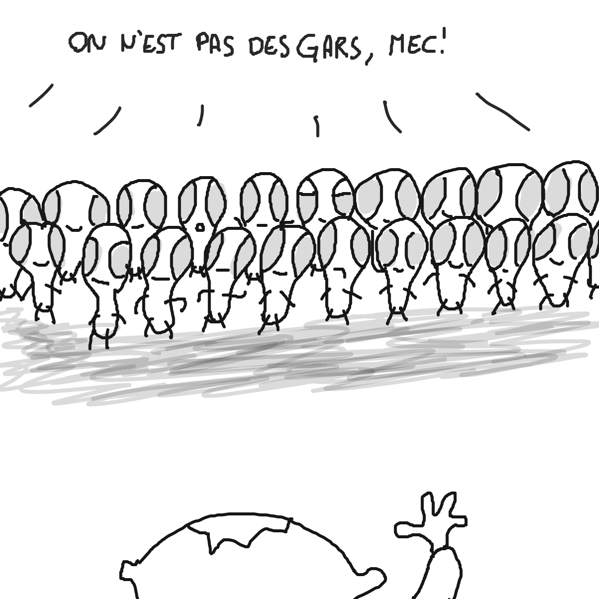  - Online Drawing Game Comic Strip Panel by Honny