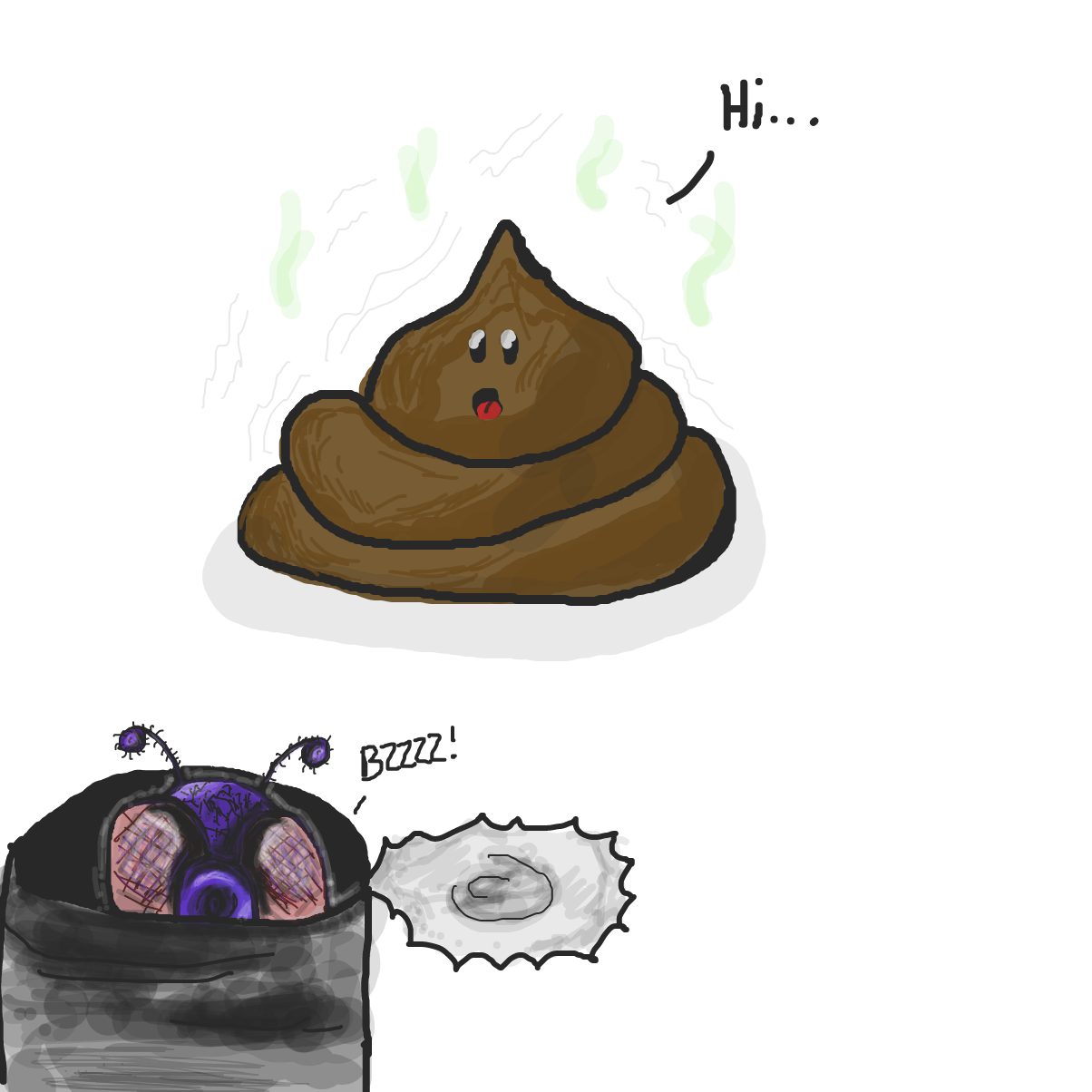  - Online Drawing Game Comic Strip Panel by Honny