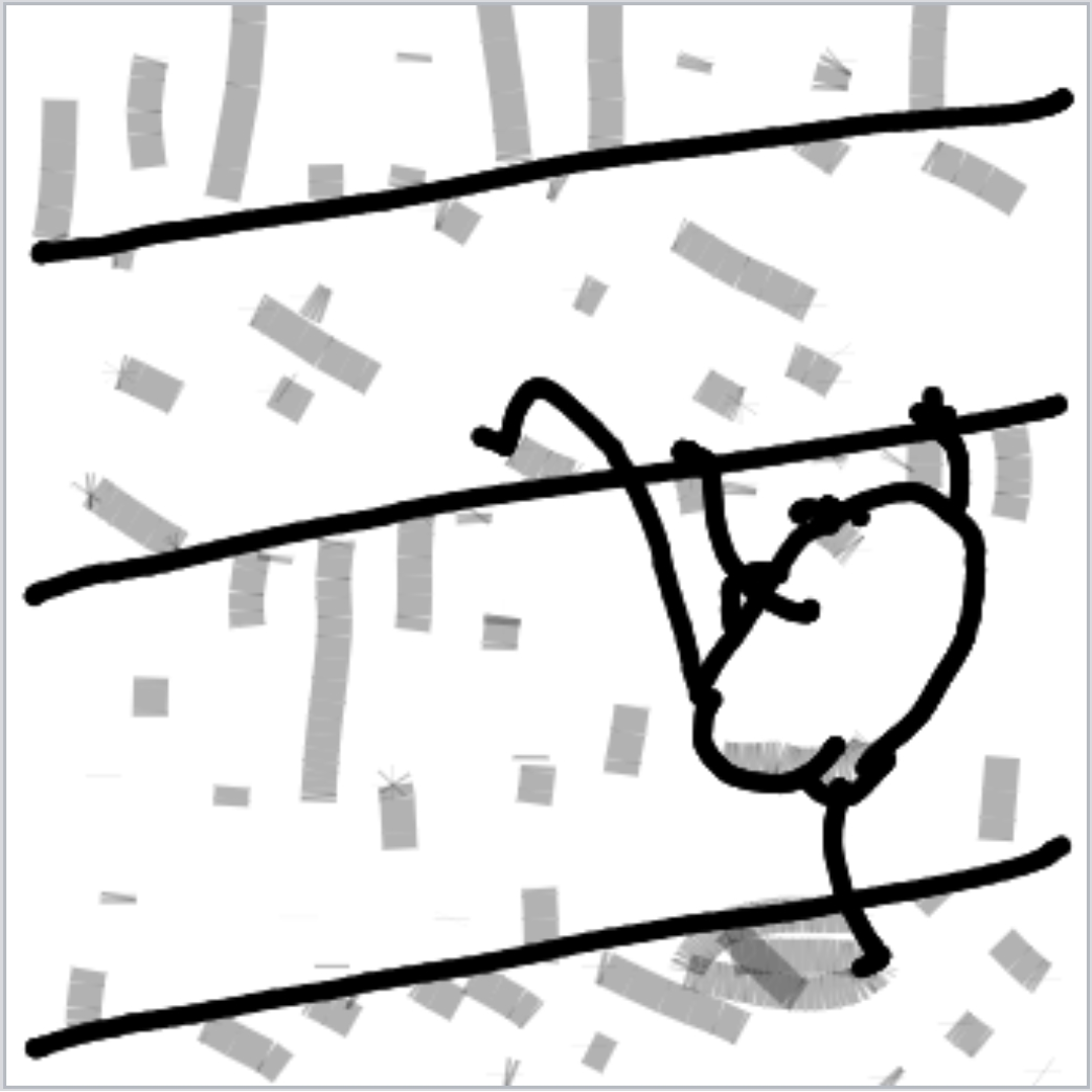 I hope the climb is worth the trouble. - Online Drawing Game Comic Strip Panel by Potato Man
