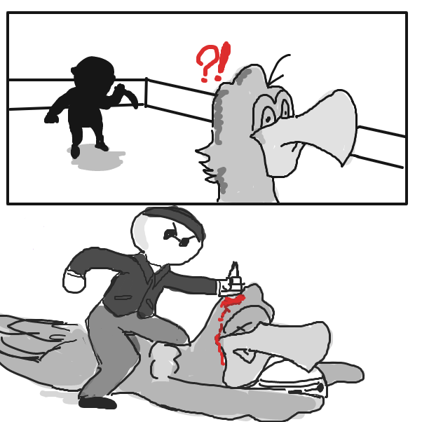 Saddly yes... yes today sir... - Online Drawing Game Comic Strip Panel by Sluggishfella