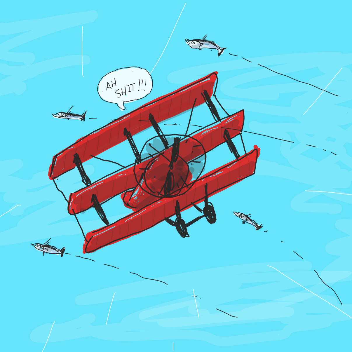  - Online Drawing Game Comic Strip Panel by Potato Man