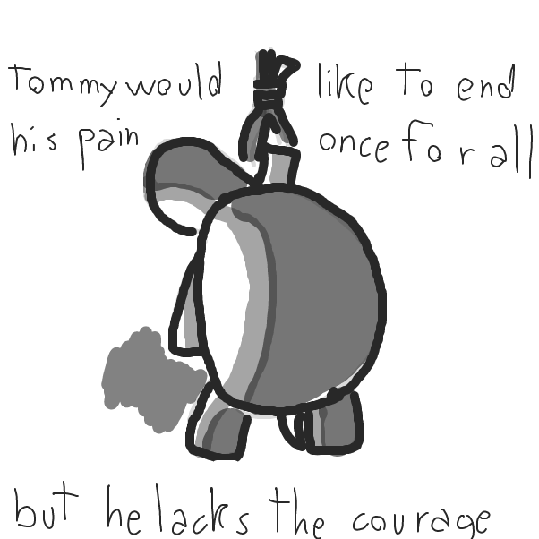 Drawing in Tommy Turtle in his Chair while seeing a train by not a weeb