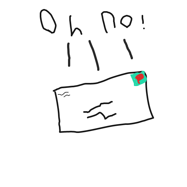 The bird dropped the letter! - Online Drawing Game Comic Strip Panel by Monkey_HugLuv