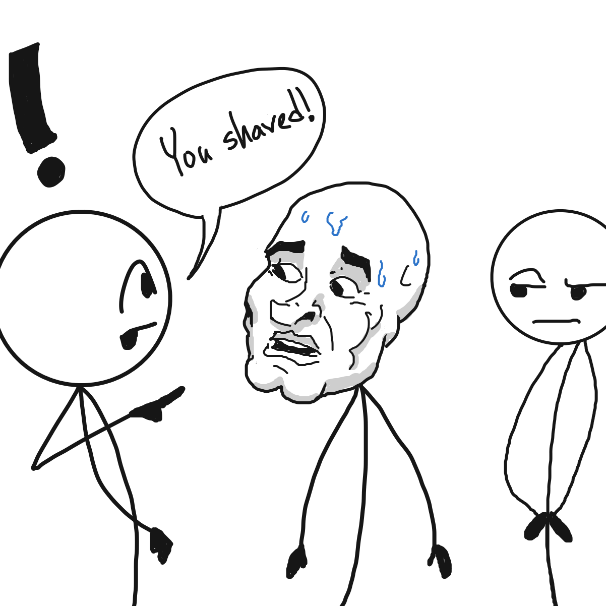 Drawing in Uncanny Danny by Buzzinski