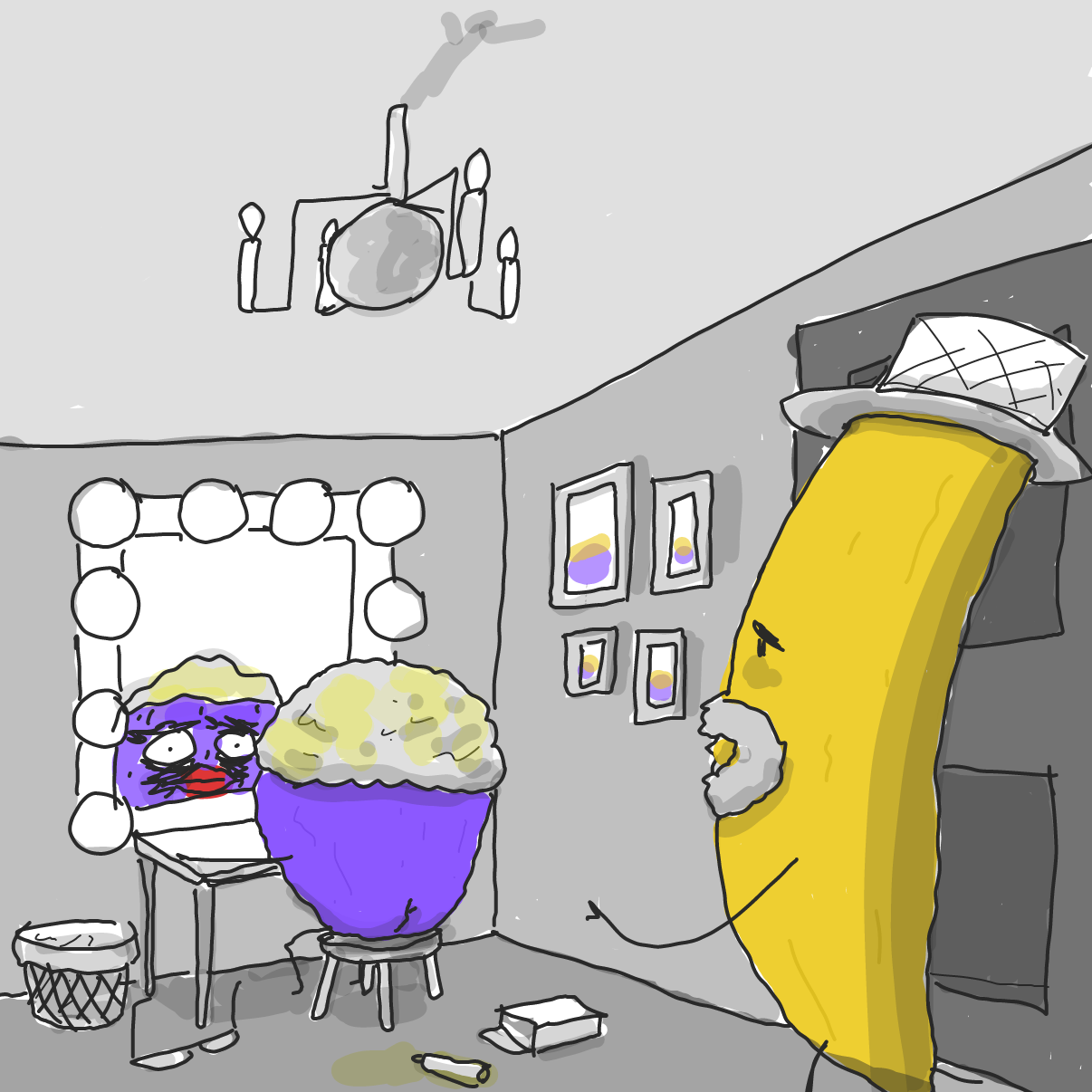  - Online Drawing Game Comic Strip Panel by Potato Man