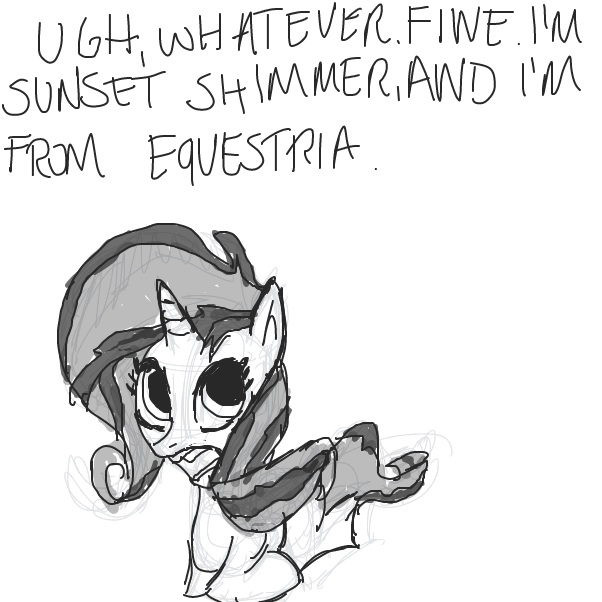  - Online Drawing Game Comic Strip Panel by Sunset Shimmer