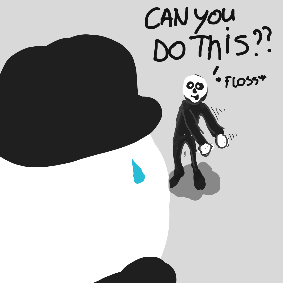 Drawing in Ask Mystery anything II by l’intrus