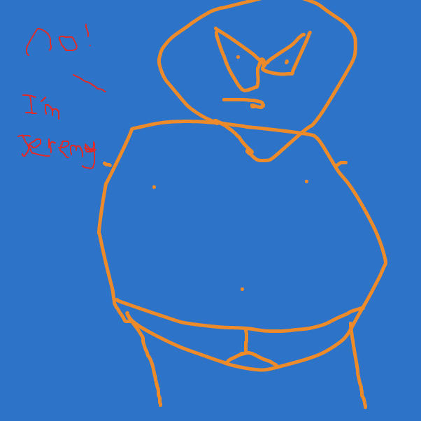 NO IM JEREMY! - Online Drawing Game Comic Strip Panel by Monkey_HugLuv