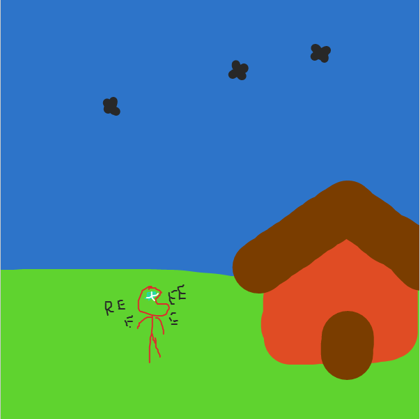 Drawing in Screaming guy by Nejt