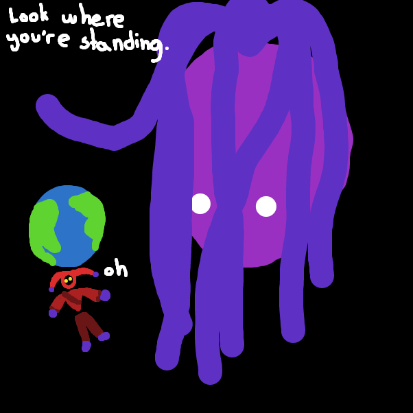 haha the joke's on you, kid. - Online Drawing Game Comic Strip Panel by ItzAki