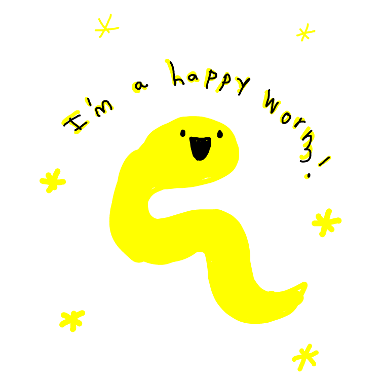 Liked webcomic i is happy worm
