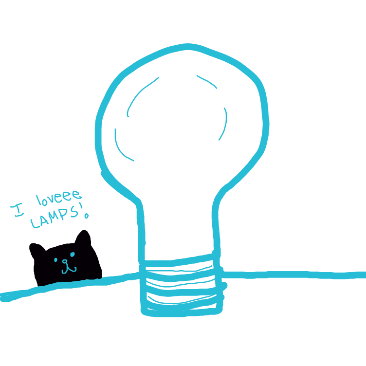 Drawing in lamp by niania