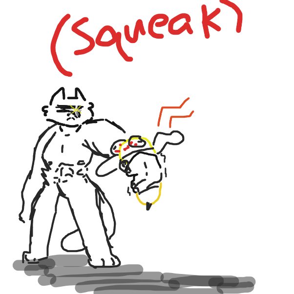 "You thought you could enter my territory without me knowing? ...Pathetic..." - Online Drawing Game Comic Strip Panel by BunniHyena