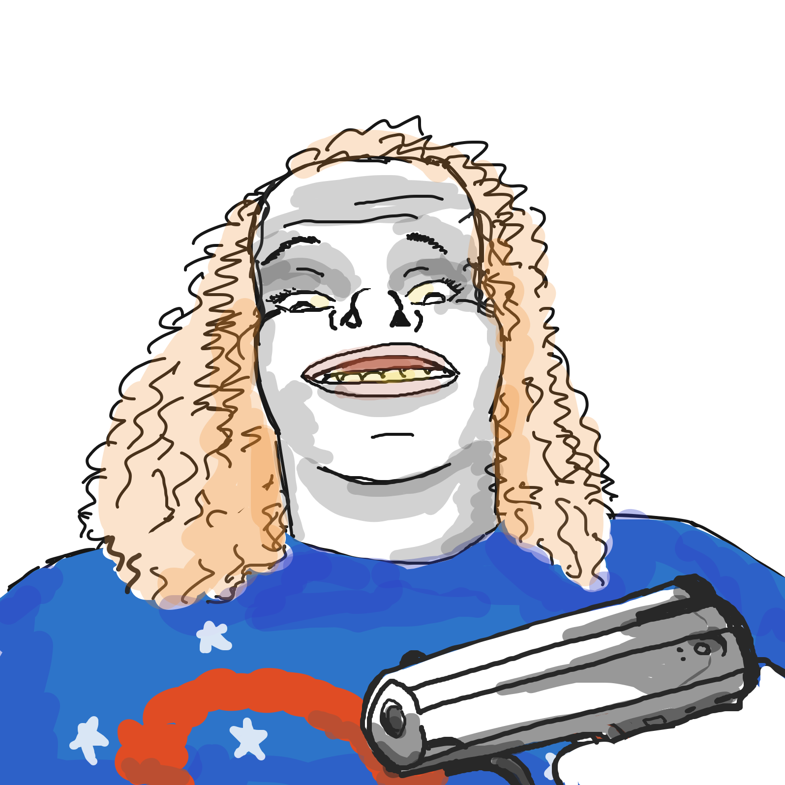 Drawing in Dotted Art by bluepen