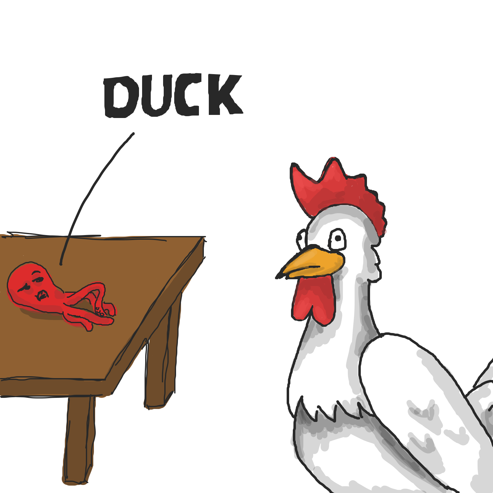  - Online Drawing Game Comic Strip Panel by bluepen