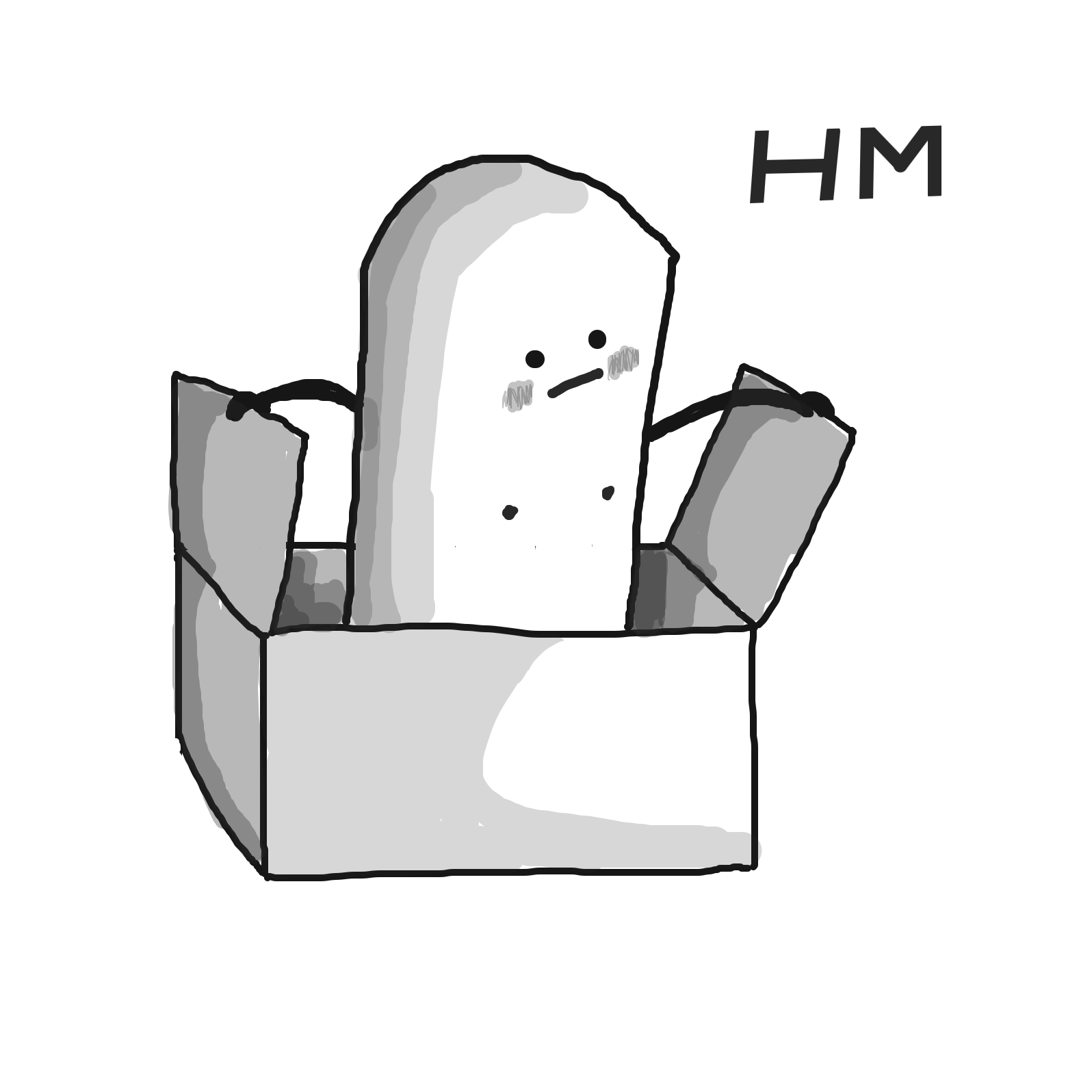 Drawing in My New Home by bluepen